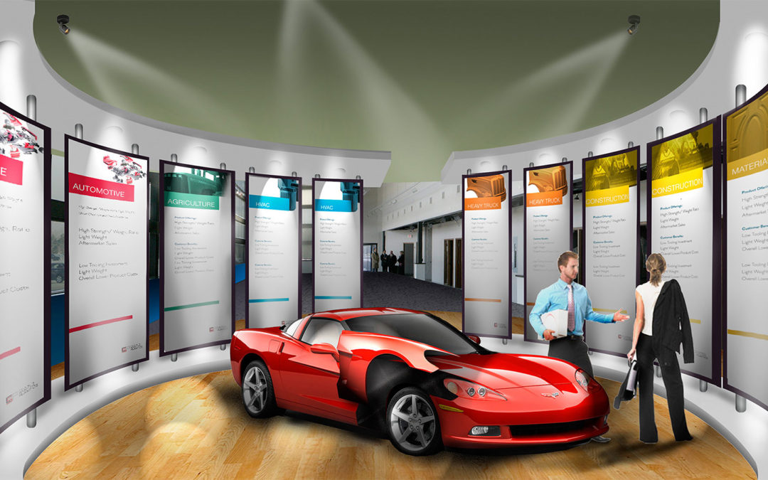 Automotive OEM Showroom Concept Design