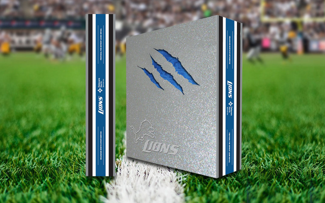 Diecut Box Packaging Design for Football Team Retail