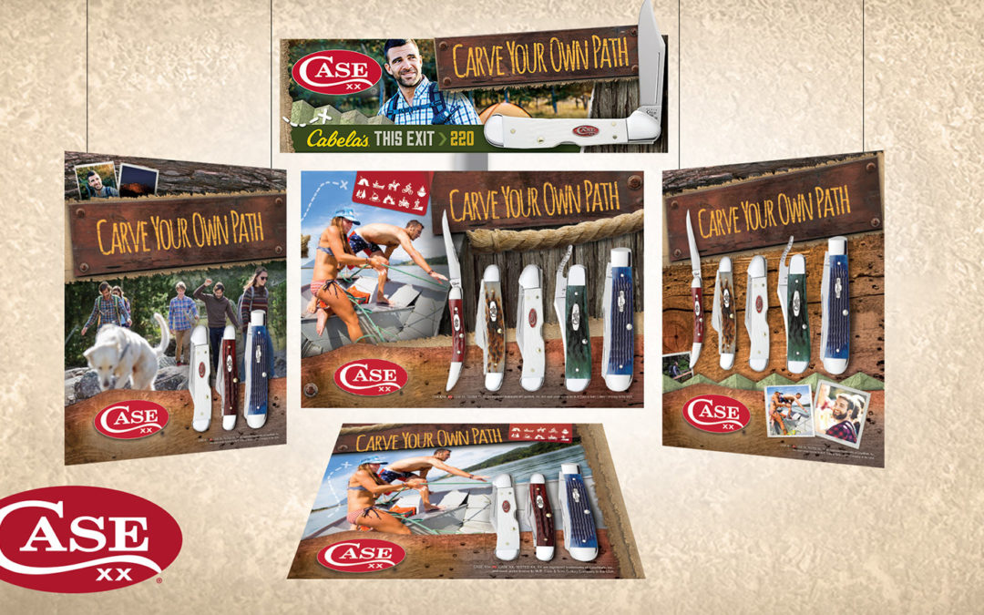 In-Store Knive Brand Display for Cabelas and Bass Pro-Shops