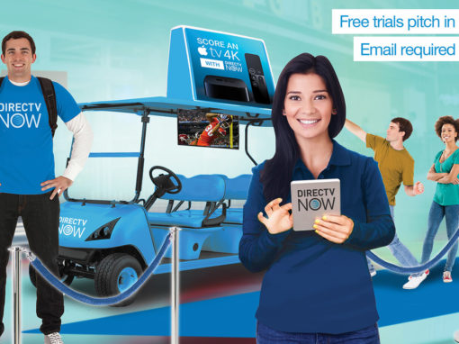 Mobile Marketing Signup for Free Trial Golf Cart