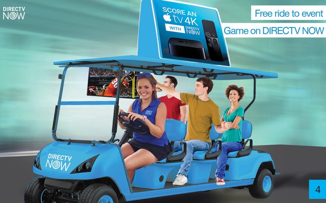 Mobile Marketing Transportation Electric Cart Free Rides
