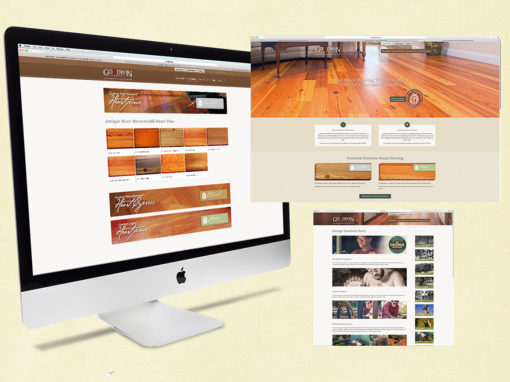 Wood Flooring Company Website Redesign