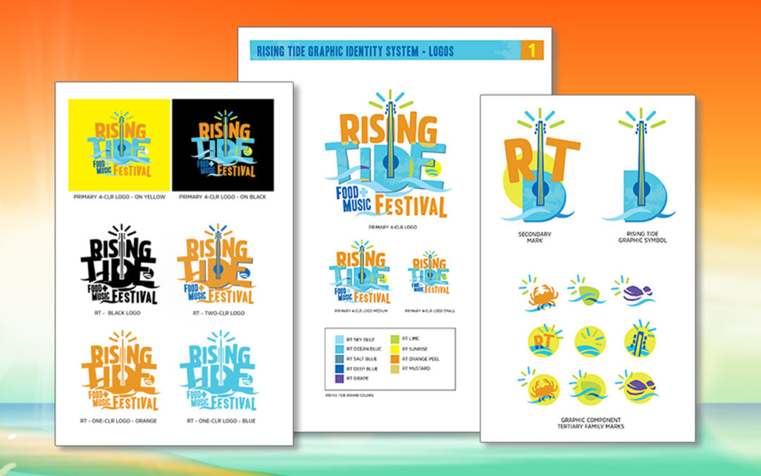 Beach Music Festival Brand Guideline Design