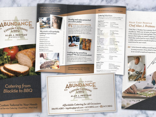 Catering Stationary and Brochure Design System