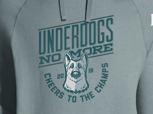 Cheers to the Champs Hoodie Design for Superbowl Champion Eagles