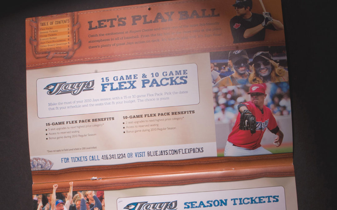 Direct Mail Baseball Glove Leather Promotional Ticket Sales
