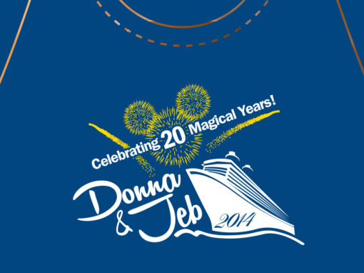 Disney Themed Anniversary Shirt Design for Couples Cruise