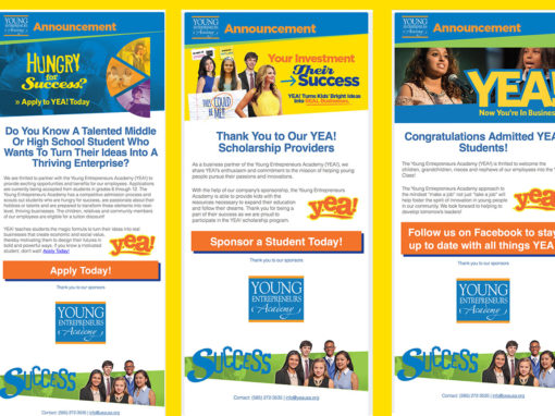 Educational HTML Email Campaign Graphic Design