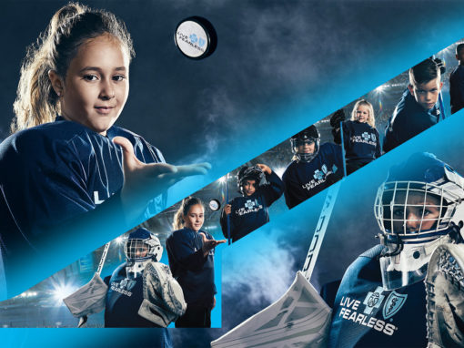Event Graphics for Hockey Arena Escalator Wrap