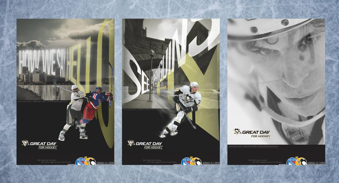 Hockey Advertising Campaign Poster Design Kinetic Typography