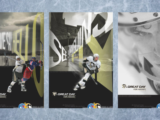 Hockey Advertising Campaign Poster Design Kinetic Typography