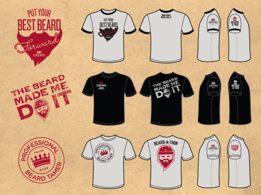 Hockey Promotional Shirt Design Options Beard Themed