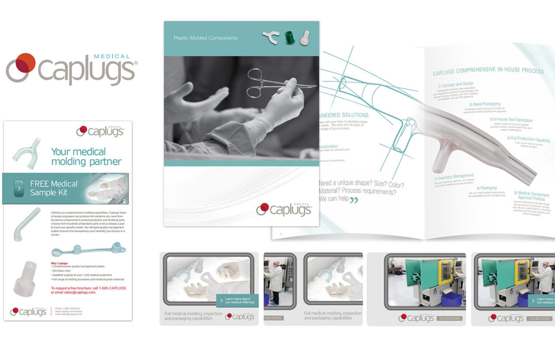 Medical Supply Parts Marketing Collateral Design