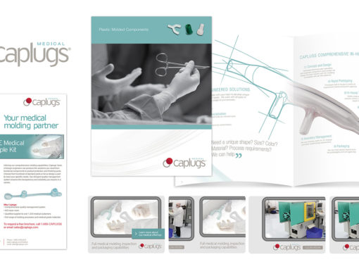 Medical Supply Parts Marketing Collateral Design