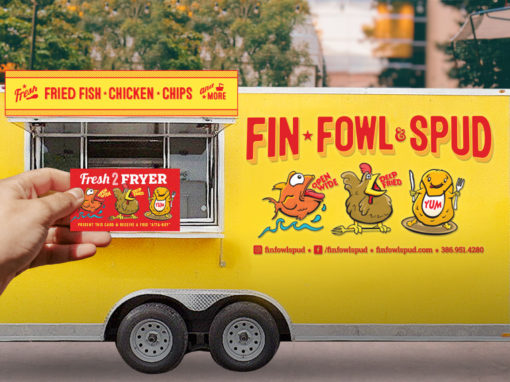 Food Truck Trailer Character Design